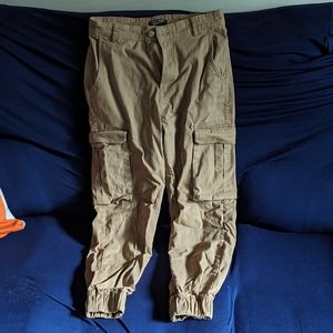 Beige cargo pants